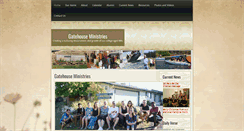 Desktop Screenshot of gatehouseministries.org