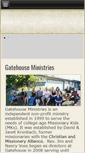 Mobile Screenshot of gatehouseministries.org