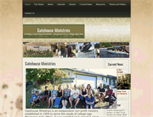 Tablet Screenshot of gatehouseministries.org